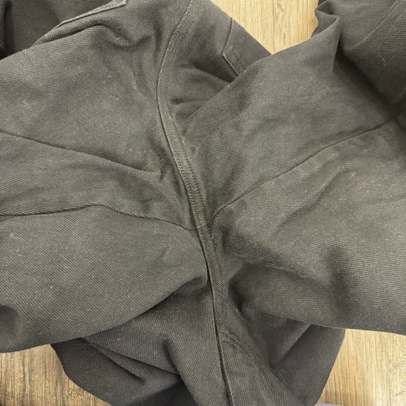 Aritzia Sunday Best High Rise Straight Tapered Leg Jeans Denim Black Size 6 - Picture 9 of 13